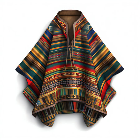 Mexican clothes isolated on white background.の素材