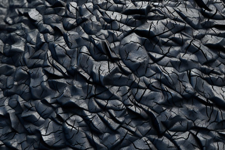 abstract background texture of crumpled black paper, abstract backgroundの素材