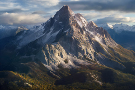 Matterhorn in autumn, Zermatt, Switzerland, Europeの素材