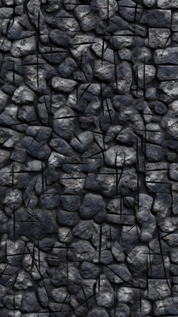 Dark stone wall texture. Abstract background.の素材