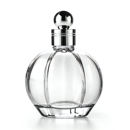 Perfume bottle isolated on white background.の素材