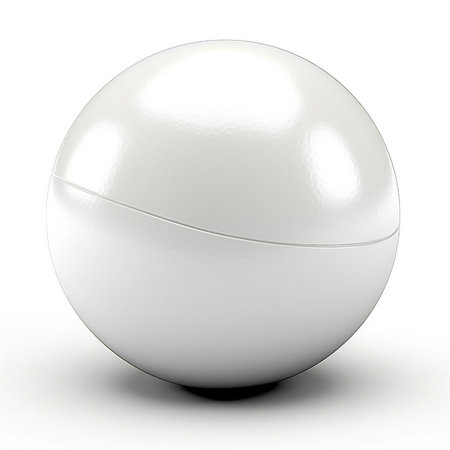 a white basketball ball isolated on white background.の素材