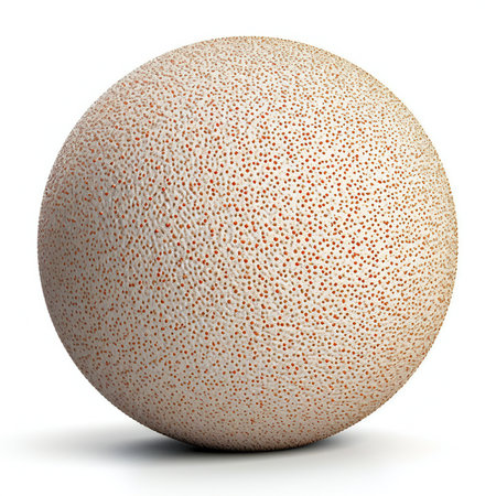 an abstract sphere isolated on a white background.の素材