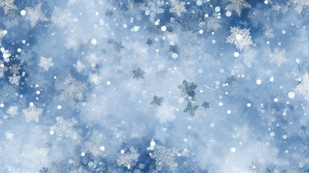 Christmas background with snowflakes.の素材