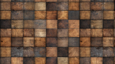 Wooden chessboard texture. Abstract background and texture for design.の素材