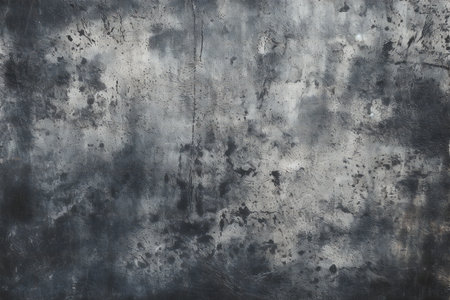 Metal texture background. Floor surface with scratches and cracks. Dark edged.の素材