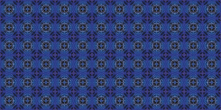 Ethnic pattern. Abstract kaleidoscope fabric design texture or backgroundの素材