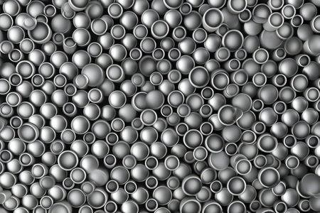 Abstract of metal pipes background. Metallic pipes texture.の素材