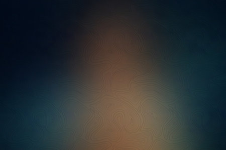 abstract background with smooth lines in dark blue and brown colors.の素材