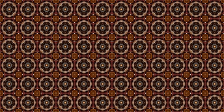 Ethnic pattern. Abstract kaleidoscope fabric design texture or backgroundの素材