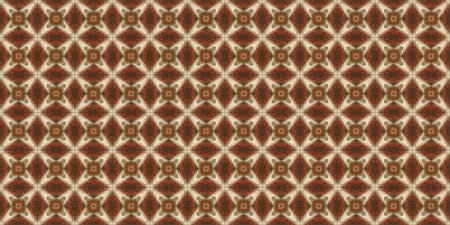 Ethnic pattern. Abstract kaleidoscope fabric design texture or backgroundの素材