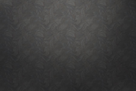 Abstract background with a pattern of black and white lines on a gray wallの素材