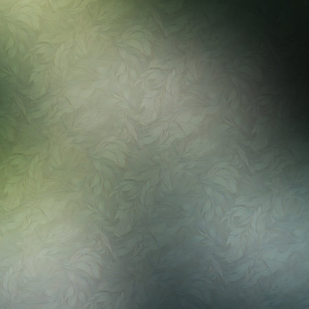 Abstract background with green leaves in watercolor style. Square format.の素材