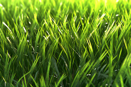 Green grass in the field. Close-up. Nature background.の素材
