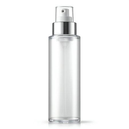 Spray bottle isolated on a white background.の素材