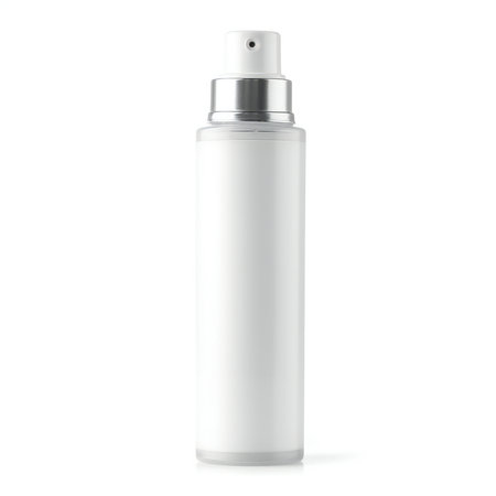 Spray bottle isolated on a white background.の素材