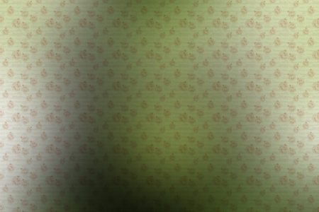 Abstract background with floral pattern in green and brown tones.の素材