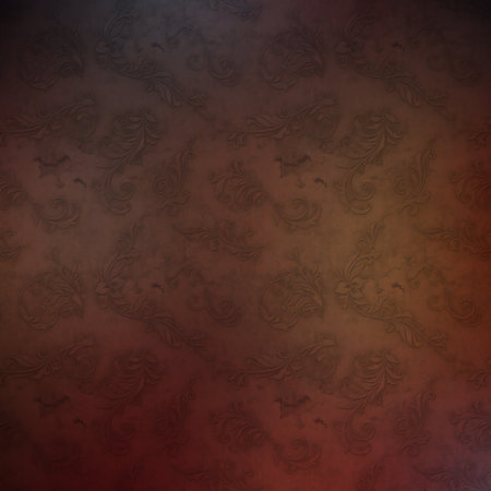 Old Grunge Wallpaper. Vintage Background with Damask Pattern.の素材