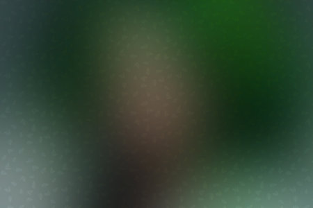 abstract green background with bokeh defocused lights and shadowの素材