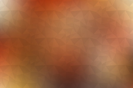 Abstract polygonal background. illustration. Orange, brown colors.の素材