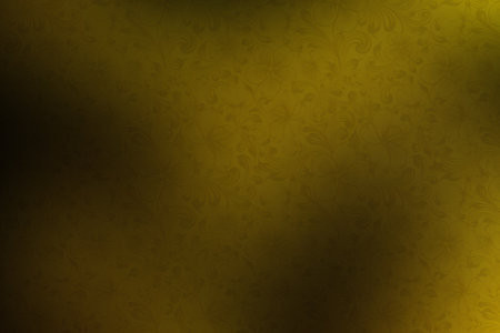 golden background with some smooth lines in it and some grunge effectsの素材