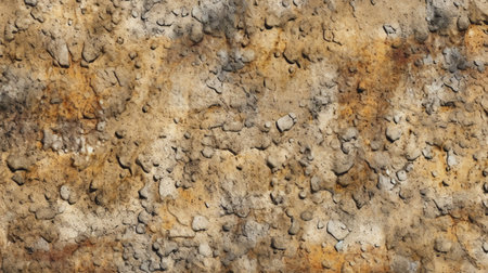 Grunge concrete wall texture background. Brown and orange color.の素材
