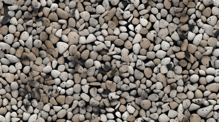 Pebble stone background texture. Pile of pebbles.の素材