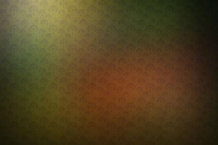 Abstract background of colorful dots on a dark green and yellow background.の素材