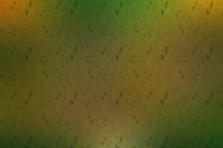 abstract background of green and yellow colors with leaf pattern on itの素材