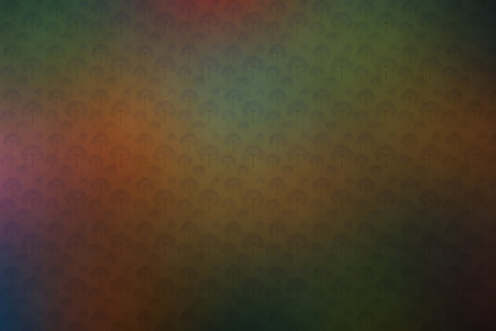 abstract background with a lot of colored circles and lines in itの素材