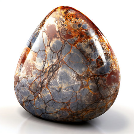 agate on white backgroundの素材