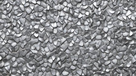 Background of small gray stones. Texture of pebble stones.の素材