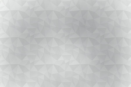 Abstract background of triangles. illustration. Gray and white colors.の素材