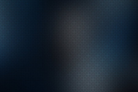Abstract dark blue gradient background with hexagon pattern.の素材