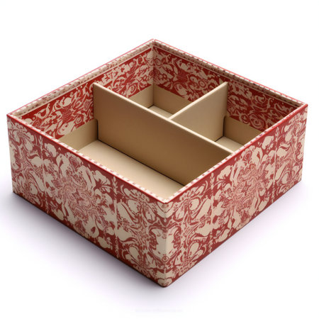 Open gift box. isolated white background.の素材