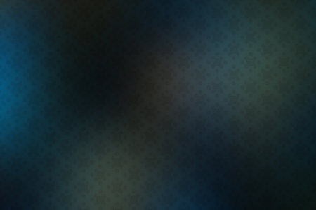 abstract blue and black background with hexagon pattern and copy spaceの素材