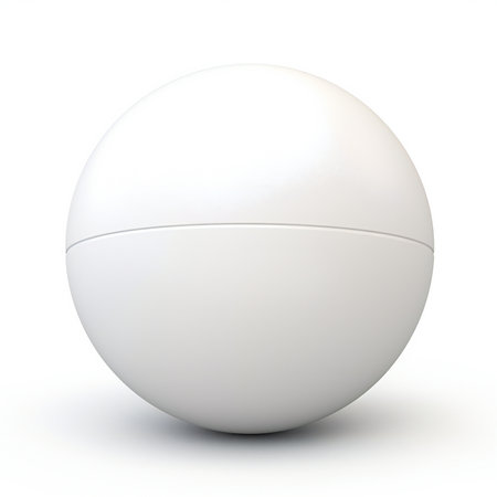 a white rugby ball isolated on white background.の素材