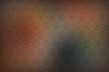 abstract background with a pattern of hexagons and stars in brown colorsの素材