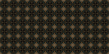 Ethnic pattern. Abstract kaleidoscope fabric design texture or backgroundの素材