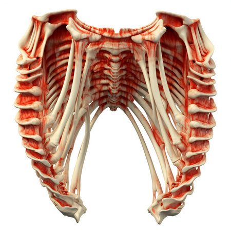 illustration of the human anatomy - the pelvis.の素材