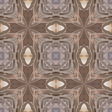 Kaleidoscopic wallpaper tiles. Seamless texture or backgroundの素材