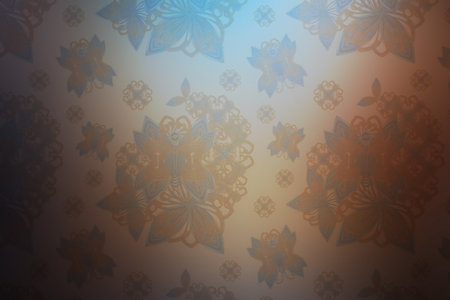 abstract floral pattern on a light brown background. vintage style.