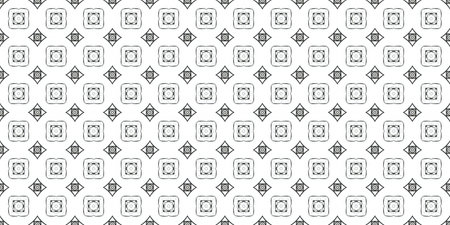 Geometric ornamental  pattern. Seamless design texture.の素材