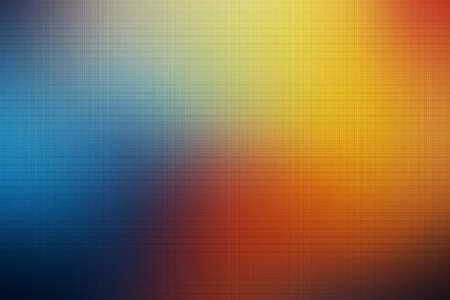 abstract background with diagonal stripes in blue, orange and yellow colorsの写真素材