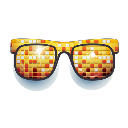 Sunglasses isolated on white background.の素材