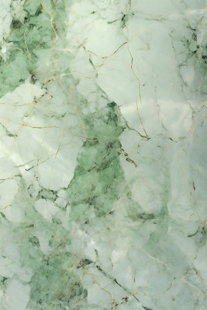 Green marble texture with natural pattern for background or design art work.の素材
