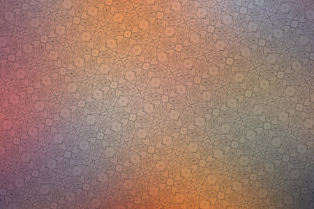 abstract background with a pattern of geometric shapes in shades of orange and brown