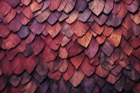 Close up of colorful leaf texture. Abstract background and texture for design.の素材