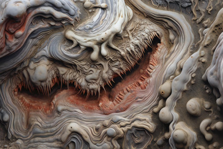 close-up of the agate of the volcano Teide in Tenerifeの素材