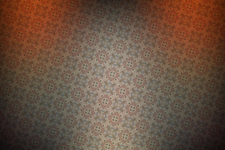 Decorative patterned background for continuous replicate.